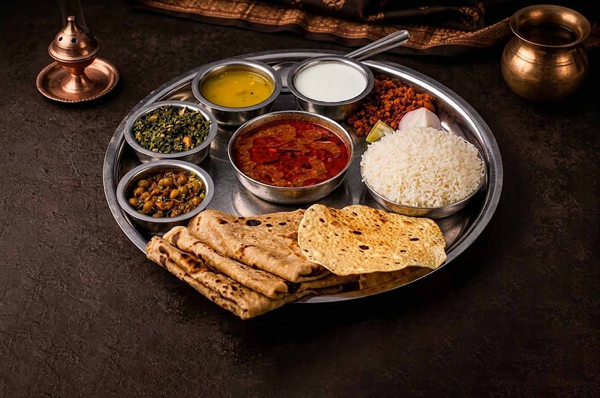 हॉटेल तृप्ती स्पेशल थाळी
